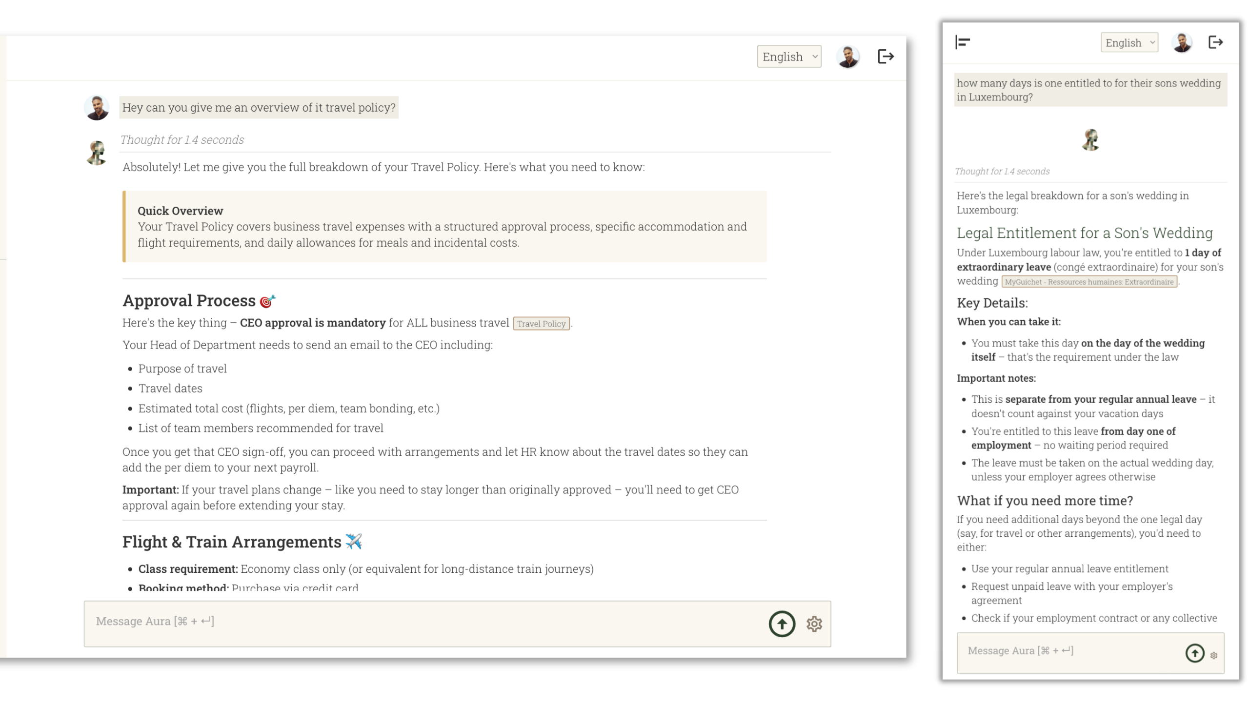AI Chat Interface