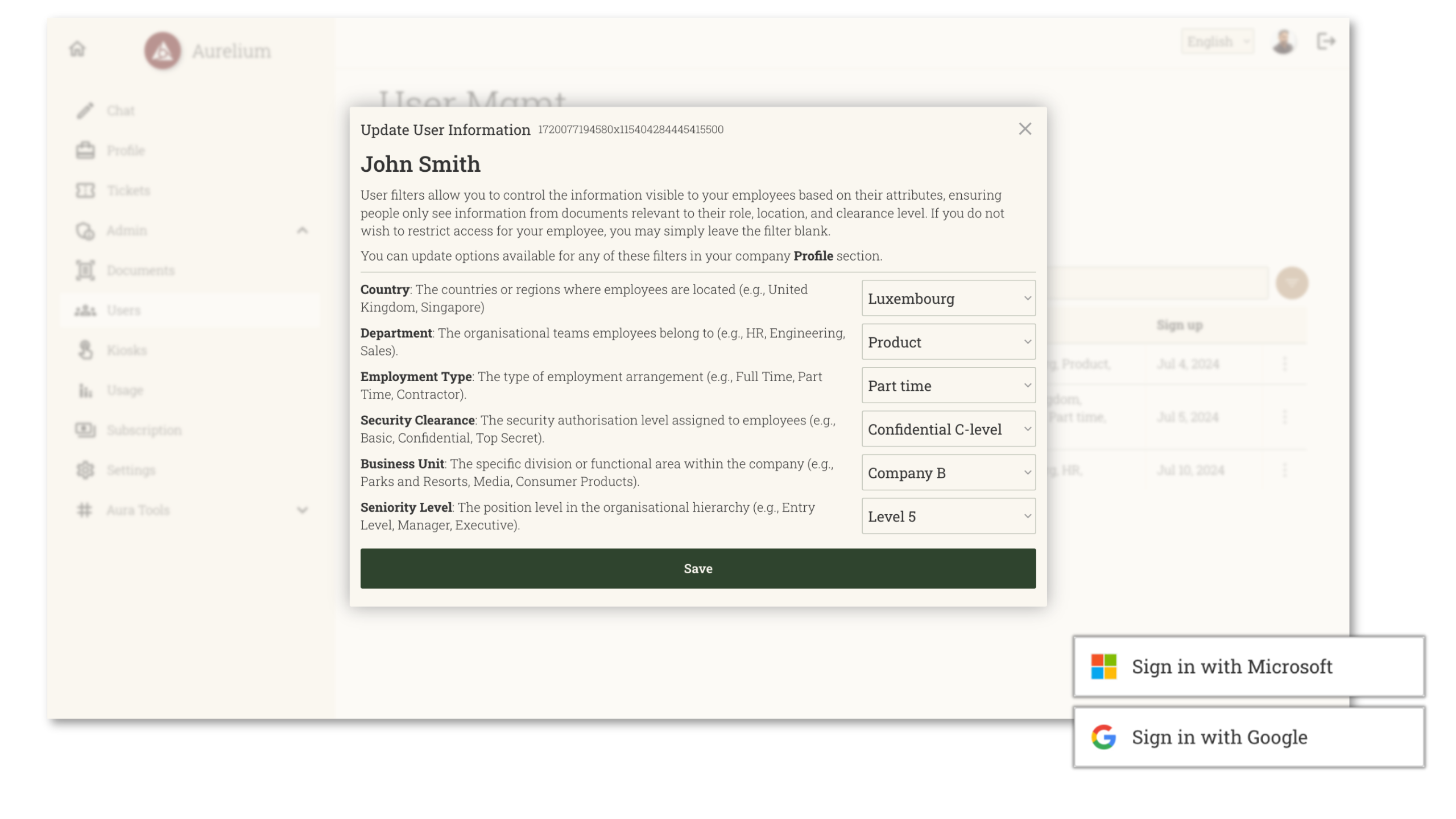 Security Dashboard